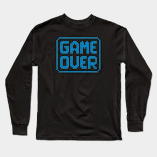 GAME OVER (Blue Worn) Long Sleeve T-Shirt